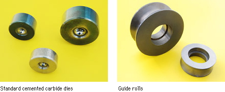 Standard cemented carbide dies